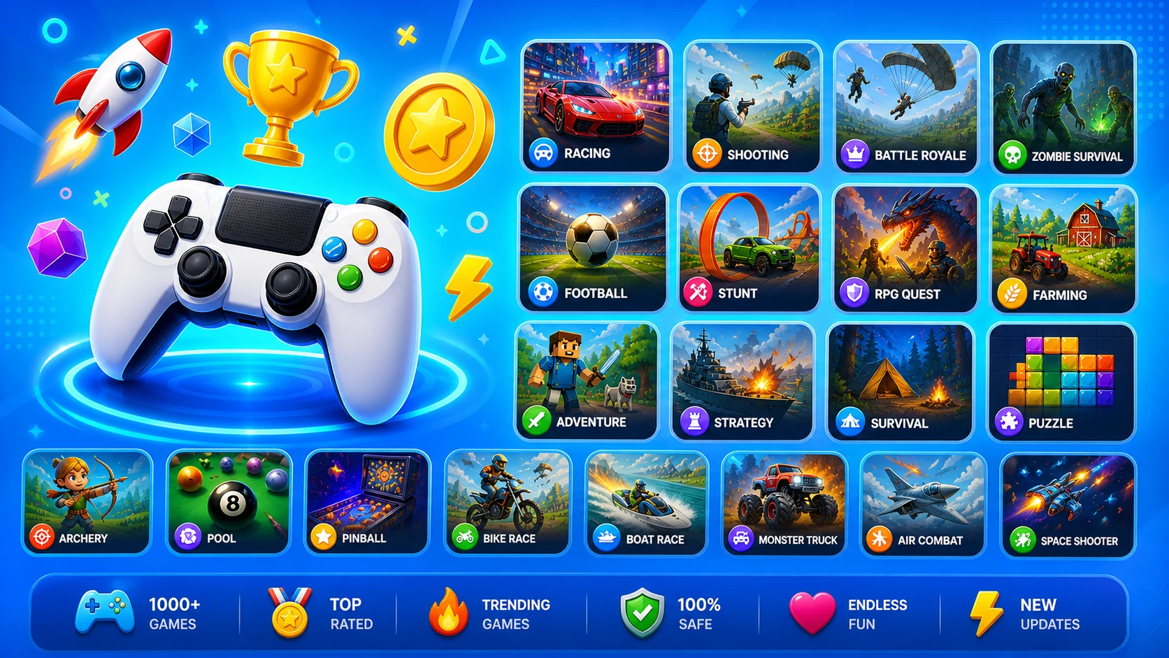 Boys Games - Offline Games screenshot