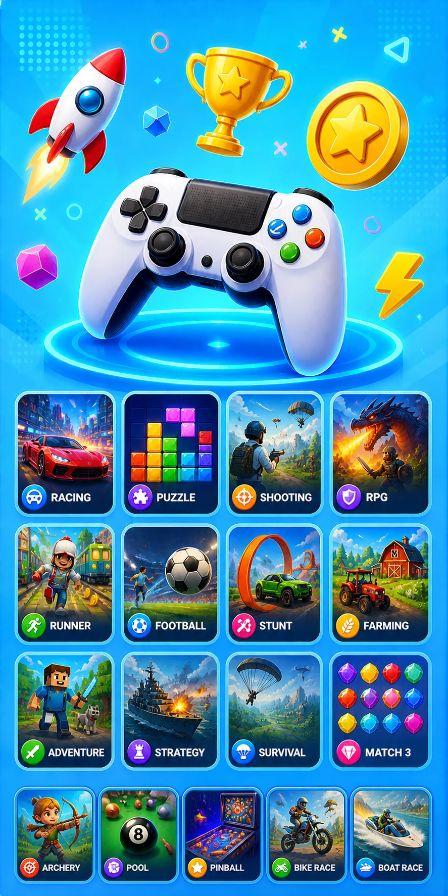 Boys Games - Offline Games screenshot
