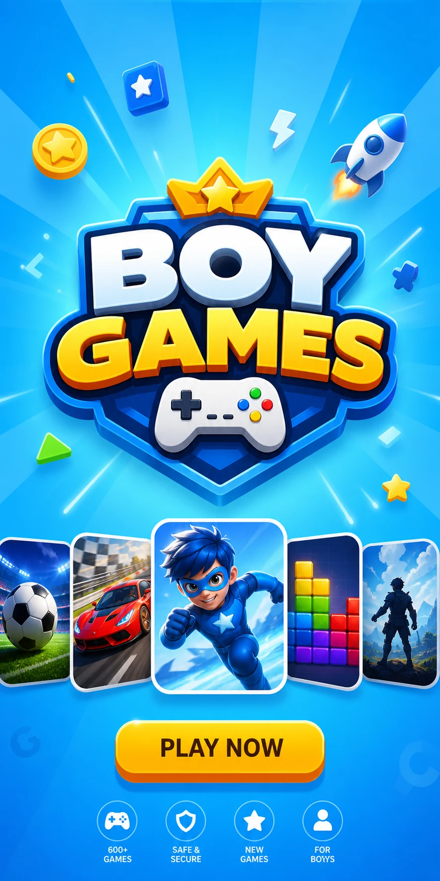 Boys Games - Offline Games screenshot