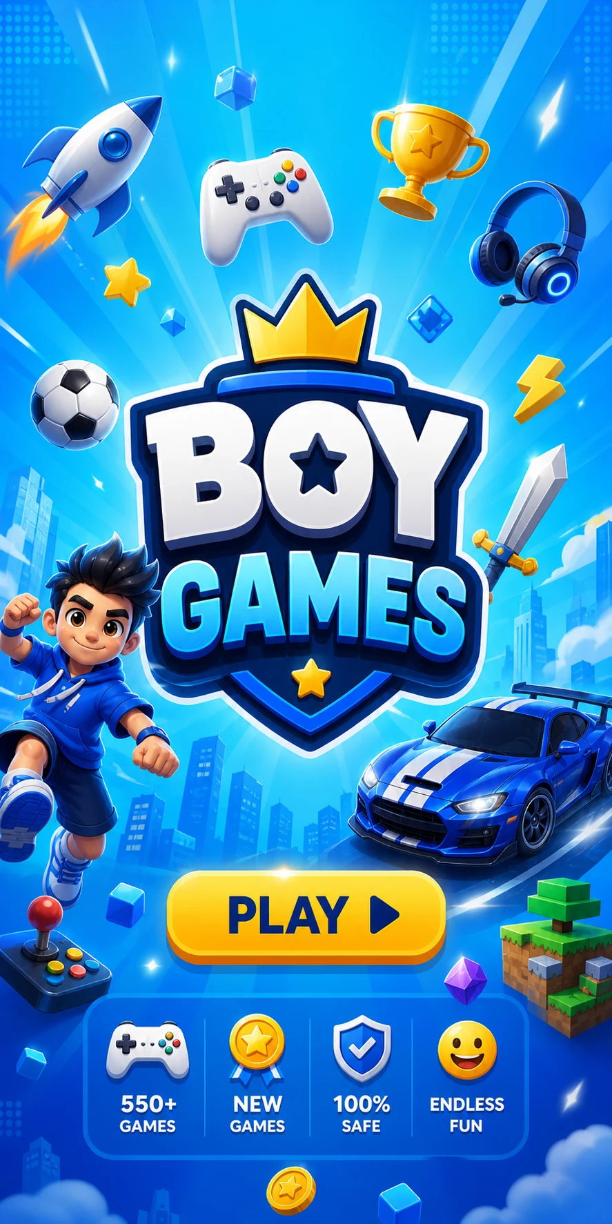 Boys Games - Offline Games screenshot