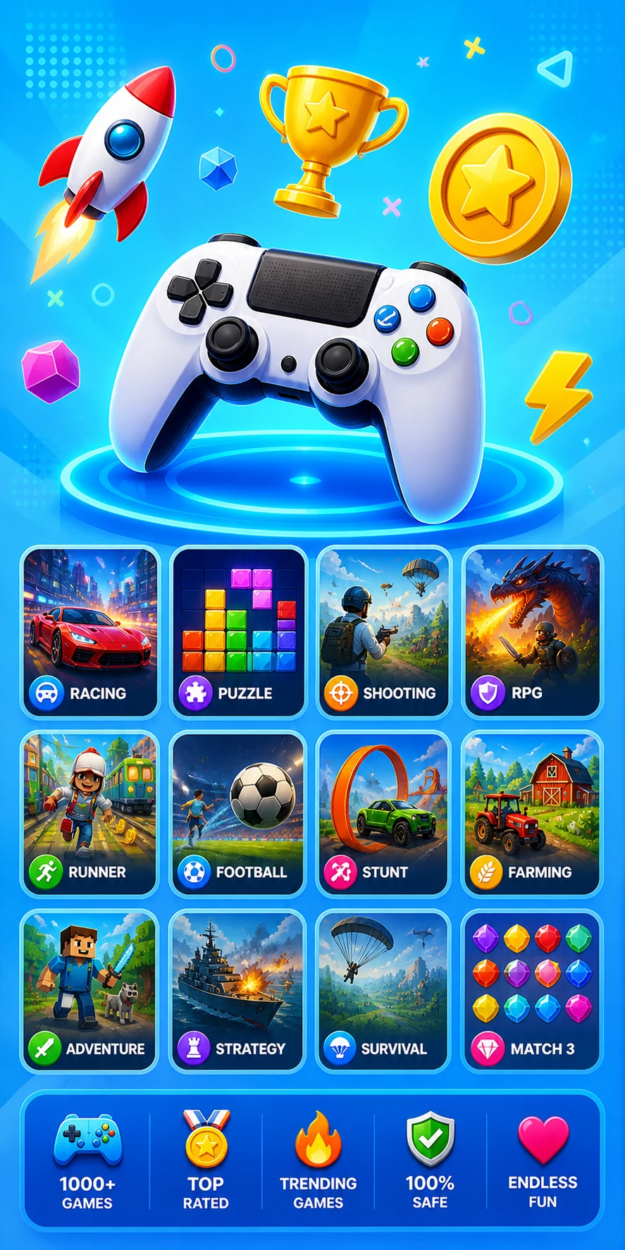 Boys Games - Offline Games screenshot